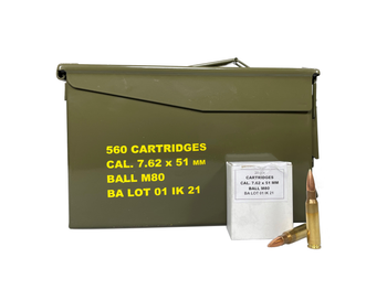 Igman M80 Ball .308 Win / 7.62x51mm 147 gr FMJ ammo