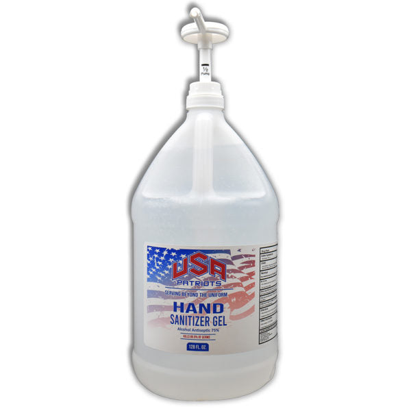 USA Patriots Hand Sanitizer Gel 1 Gallon - Case of 4