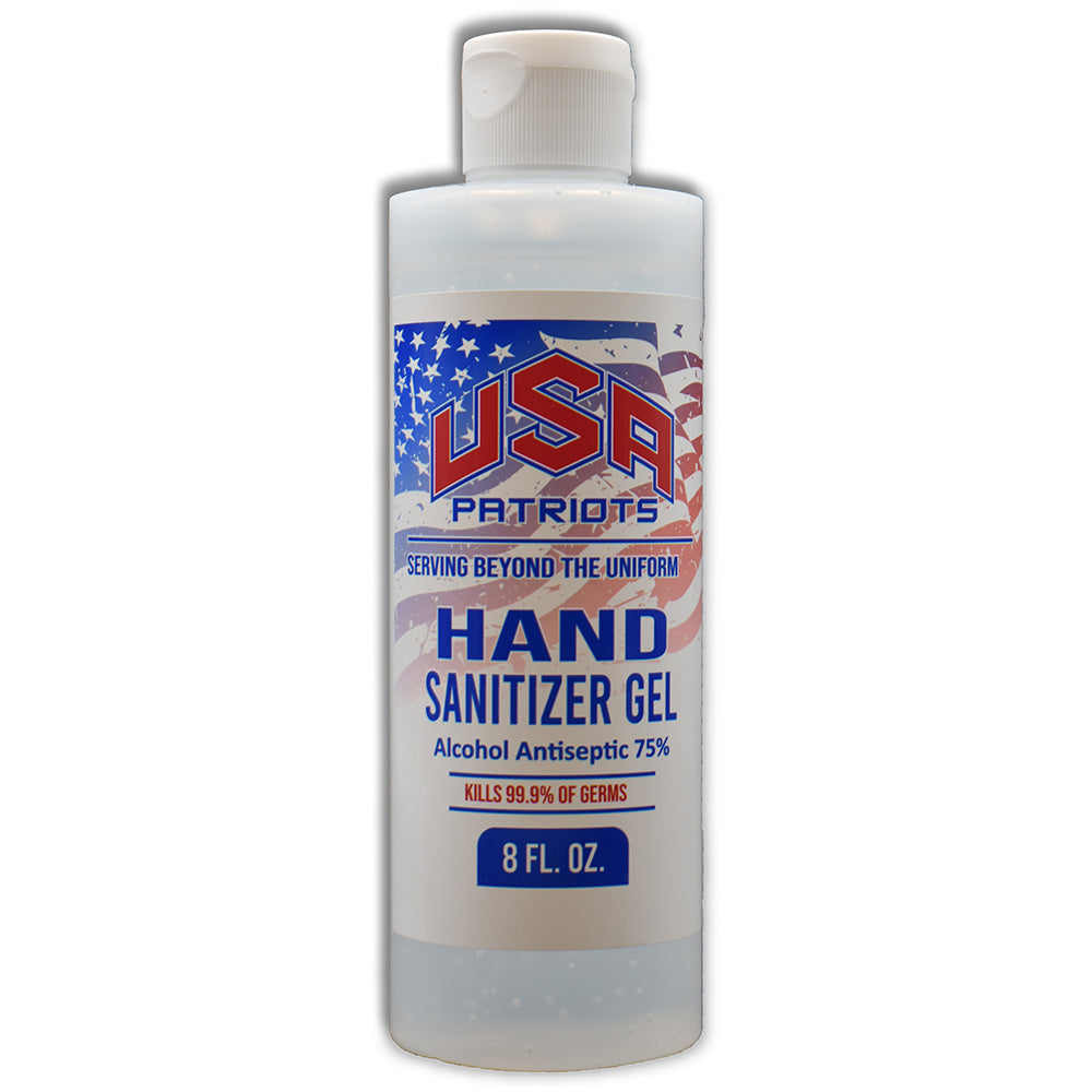 USA Patriots Hand Sanitizer Gel 8 oz (Case of 12)