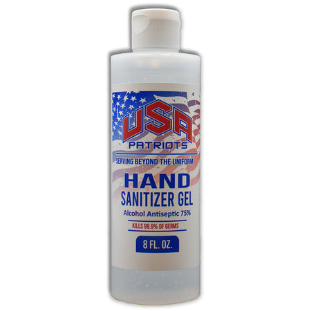 USA Patriots Hand Sanitizer Gel 8 oz (Case of 12)