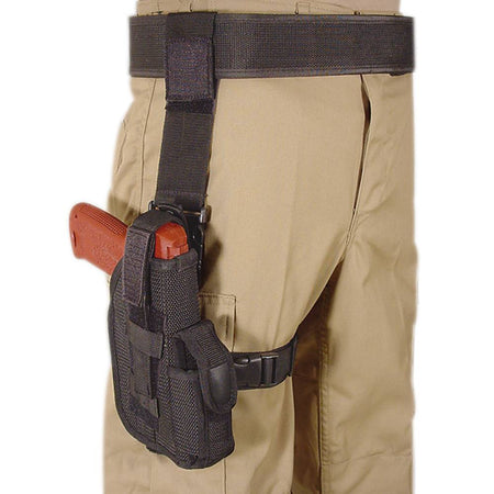 Voodoo Tactical Drop Leg Duty Holster Right Hand Black