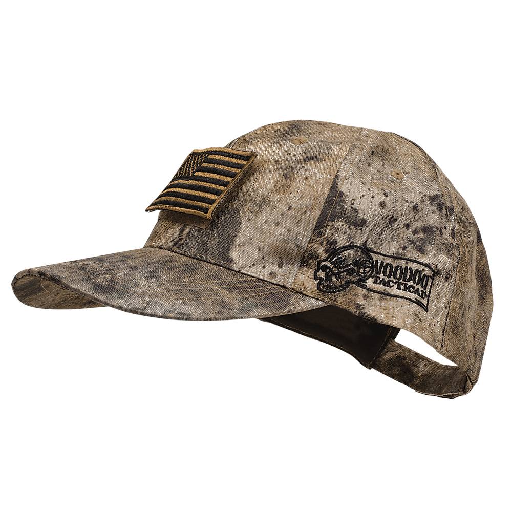 Voodoo Tactical Cap with Removable Flag Patch VTC Pattern