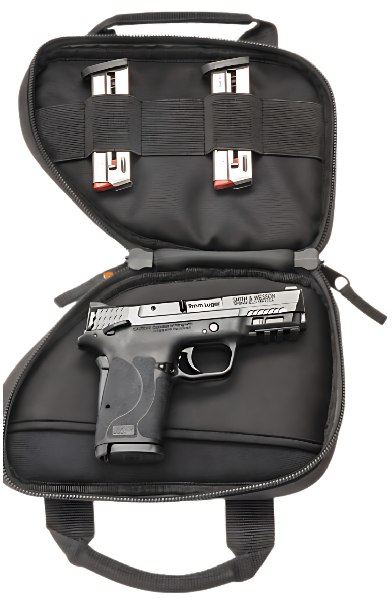 dSMITH & WESSON M&P 9 M2.0 SHIELD EZ TS PSTL 3-8RD W/ TAC SIX BAG