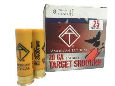 ATI Target Load 20 Gauge 2.75 in / 2.75 in #8 7/8 oz