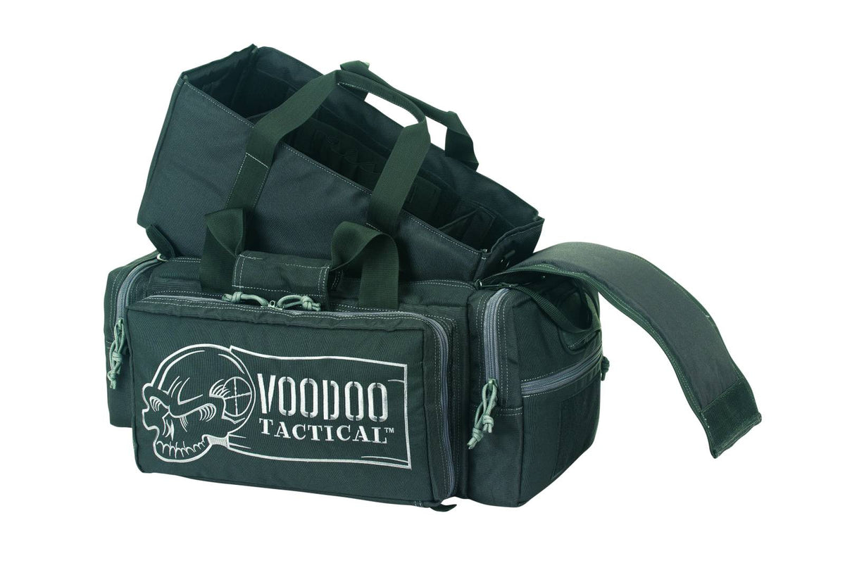 Voodoo Tactical Platinum Executive Series Range Bag Black with Gray
