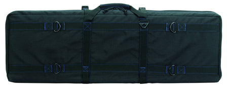 Voodoo Tactical 36-Inch Padded Weapons Case with Die Cut MOLLE - Black/Blue
