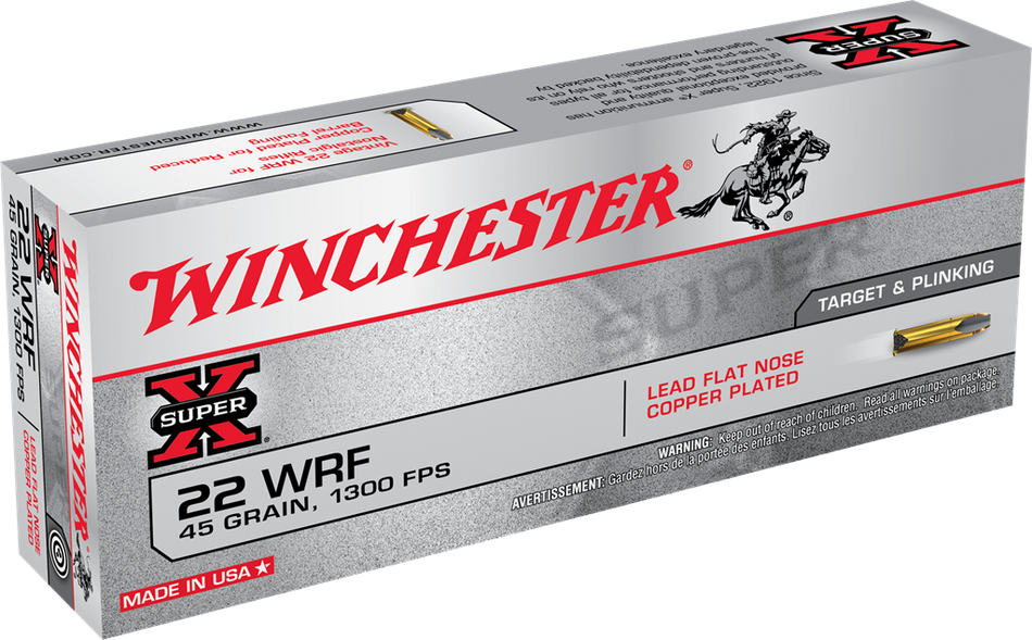 Winchester SUPER-X .22 Long Rifle 45 gr JSP ammo