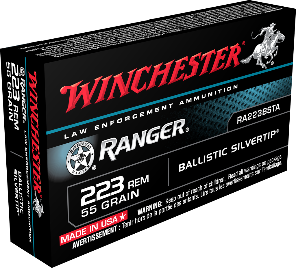 Winchester Ranger .223 Remington 55 gr PolyTip ammo