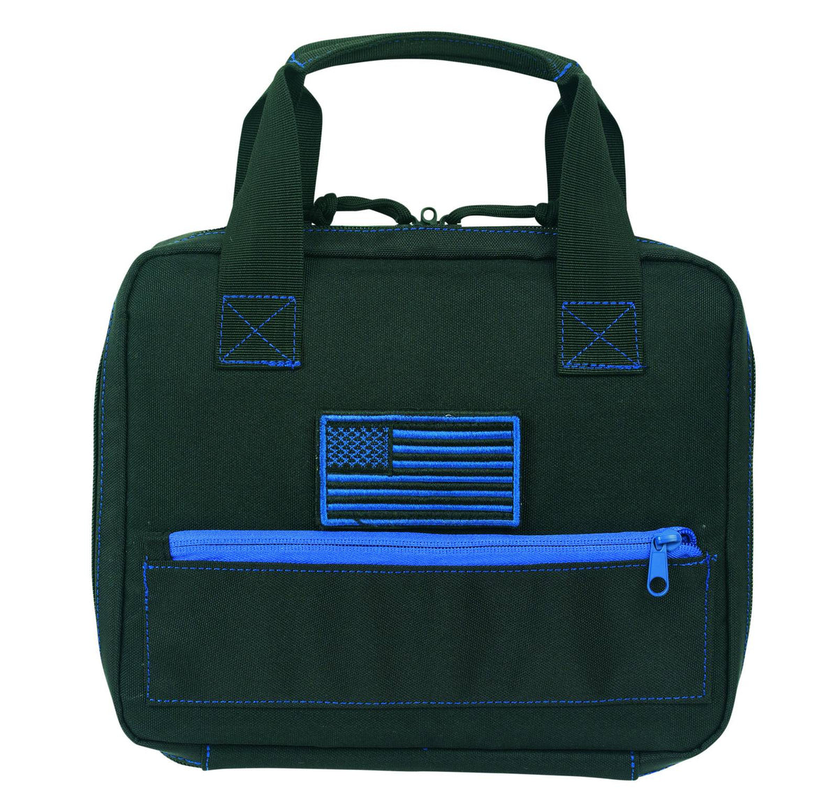 Voodoo Tactical Custom Series Pistol Case Black with Blue Accents