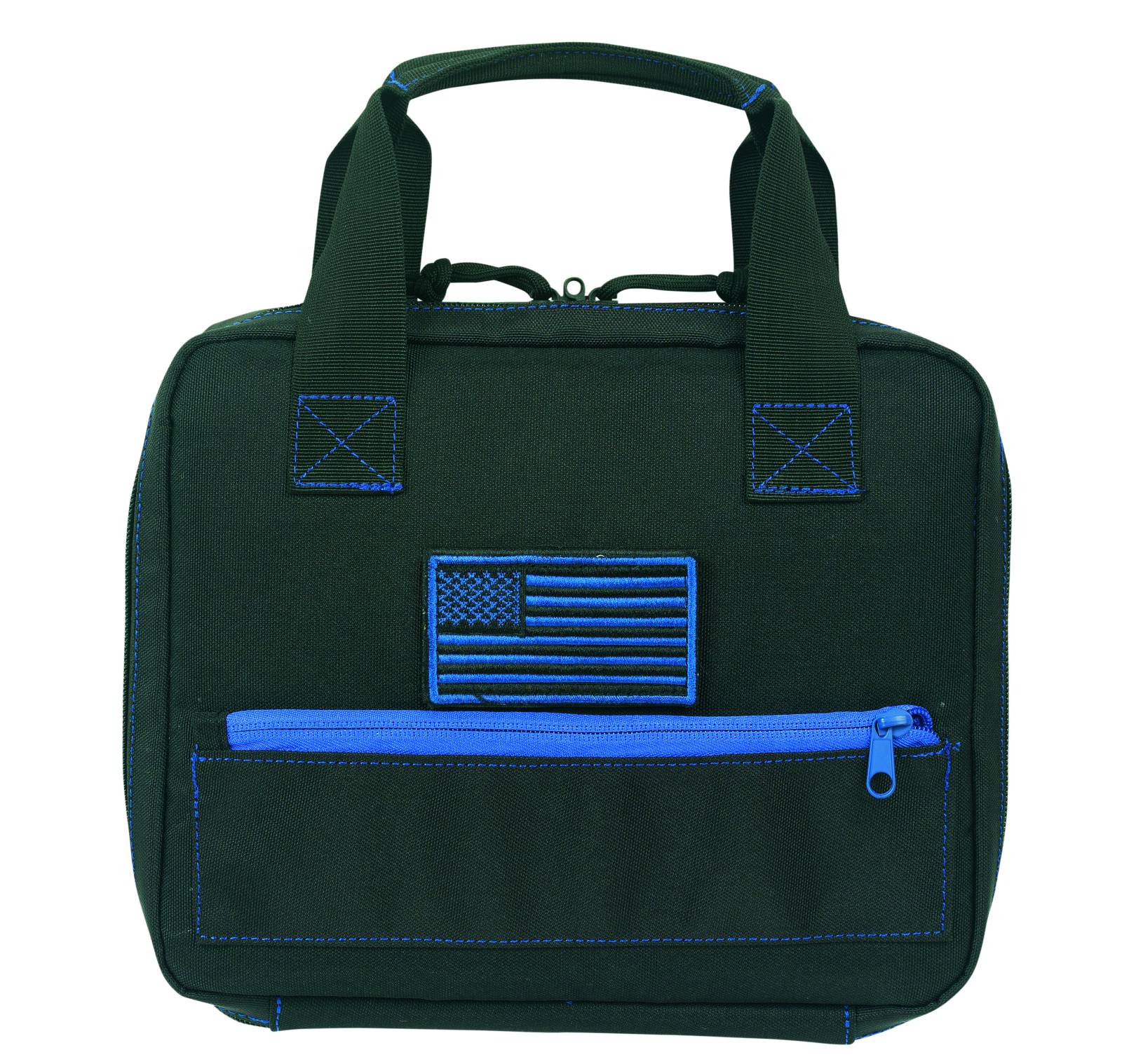 Voodoo Tactical Custom Series Pistol Case Black with Blue Accents