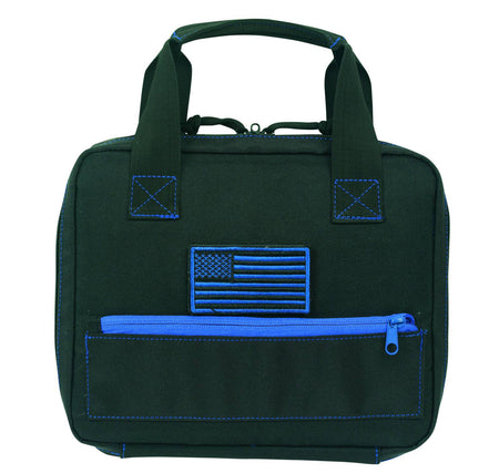 Voodoo Tactical Custom Series Pistol Case Black with Blue Accents