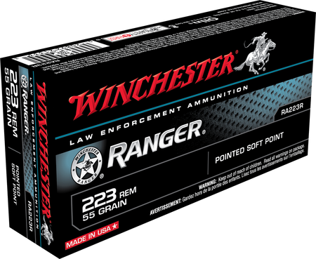 Winchester Centerfire .223 Remington 55 gr JSP ammo