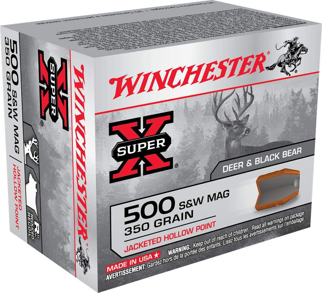 Winchester DUAL BOND Hunting Hunting .500 S&W Mag 350 gr JHP ammo