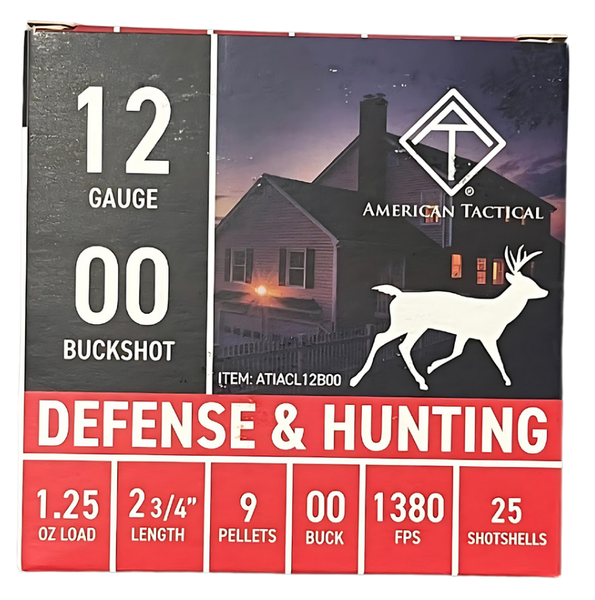 ATI  00 Buck 12 Gauge 1-1/4 oz 2.75 in