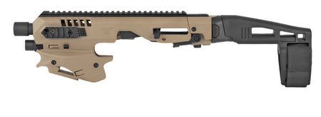 CAA Micro Conversion Kit Glock 17/19/19X/22/23/31/32/G45 Tan/FDE Advanced Kit Long Stabilizer