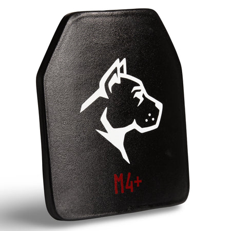 Guard Dog M4+ Advanced Level 4 Ceramic Plate 10x12 Single Curved with Anti-Spall