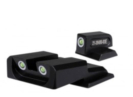 Dead Ringer Night Sights Tritium Front/Rear for Glock 42/43 Green/Green Bulk 50 Pack