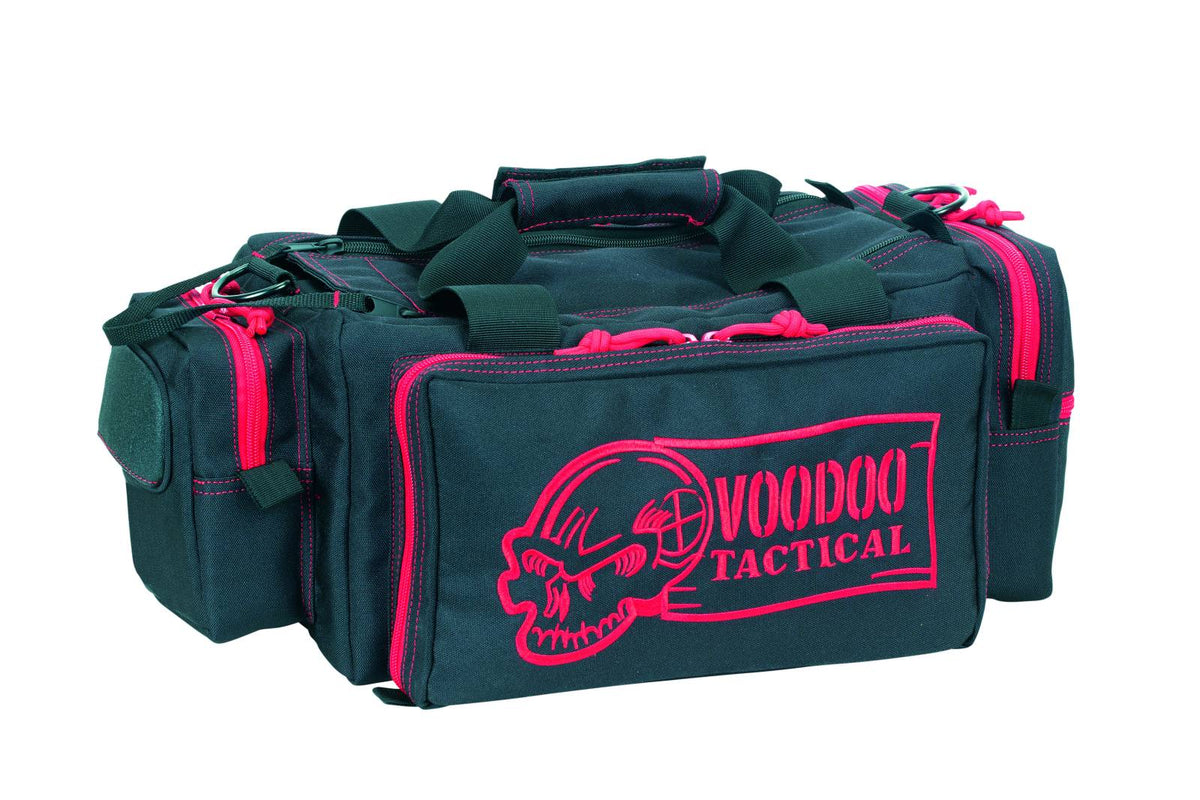 Voodoo Tactical Compact Rhino Range Bag Black with Red Accents
