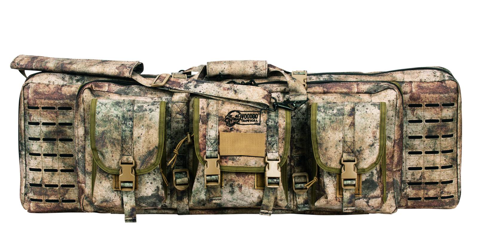 Voodoo Tactical 36-Inch Padded Weapons Case with Die Cut MOLLE - VTC/Black Stitching