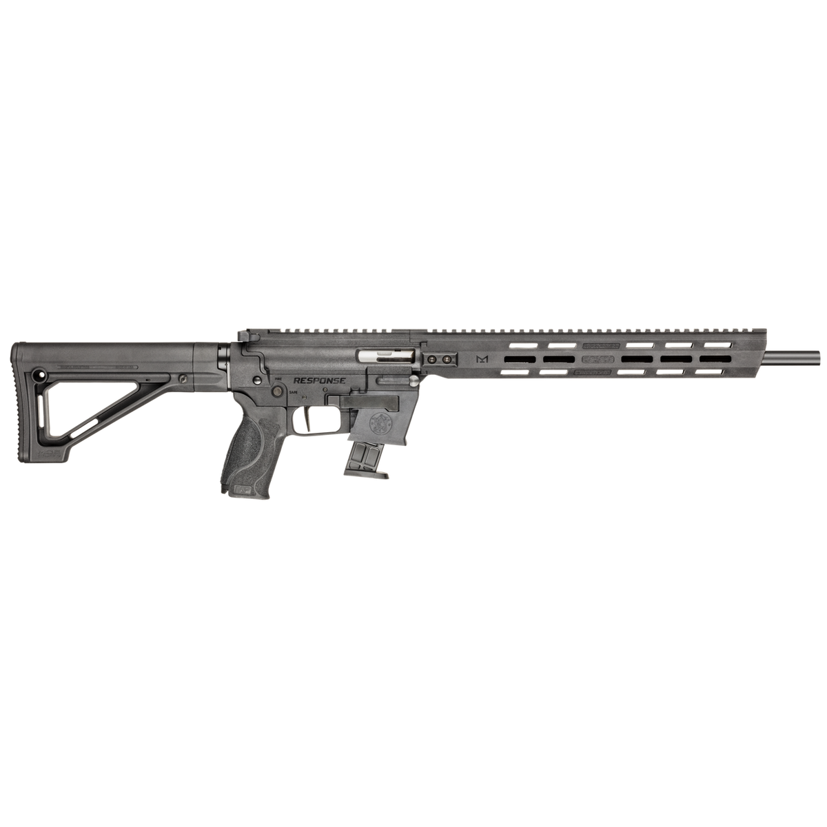 dSMITH & WESSON RESPONSE 9MM RFL 16.5" NON THRD, FIXED STOCK, NJ COMP.