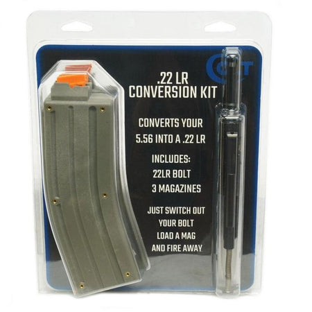 Colt .22LR Drop-In Bolt Conversion Kit for AR-15 with 3 25-Round Magazines