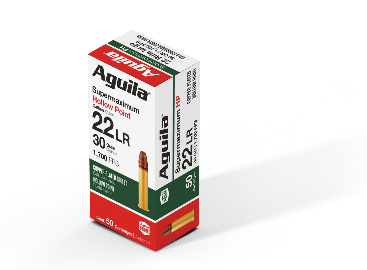 Aguila Supermaximum .22 Long Rifle 30 gr LSHP ammo