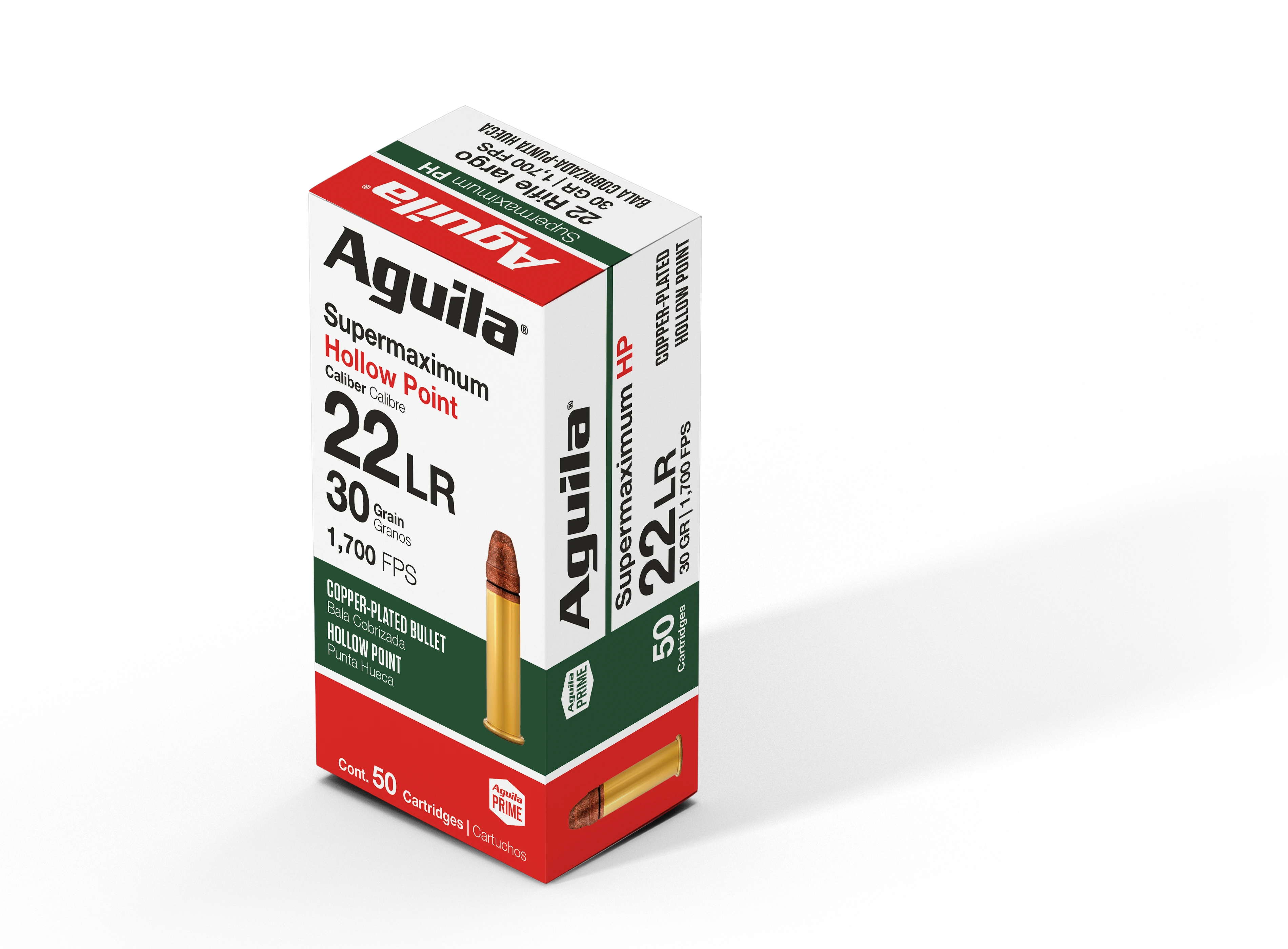 Aguila Supermaximum .22 Long Rifle 30 gr LSHP ammo
