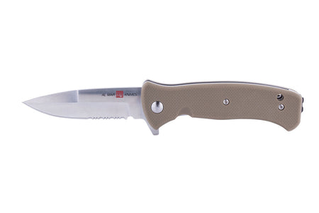 Al Mar Mini S.E.R.E. Coyote Folding Knife 3" 8CR Combo Blade