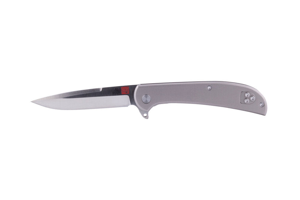 Al Mar Knives UL Titanium Hawk Folding Knife 2.75 In D2 Blade