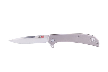 Al Mar Knives UL Titanium Falcon Folding Knife 3.15" D2 Blade