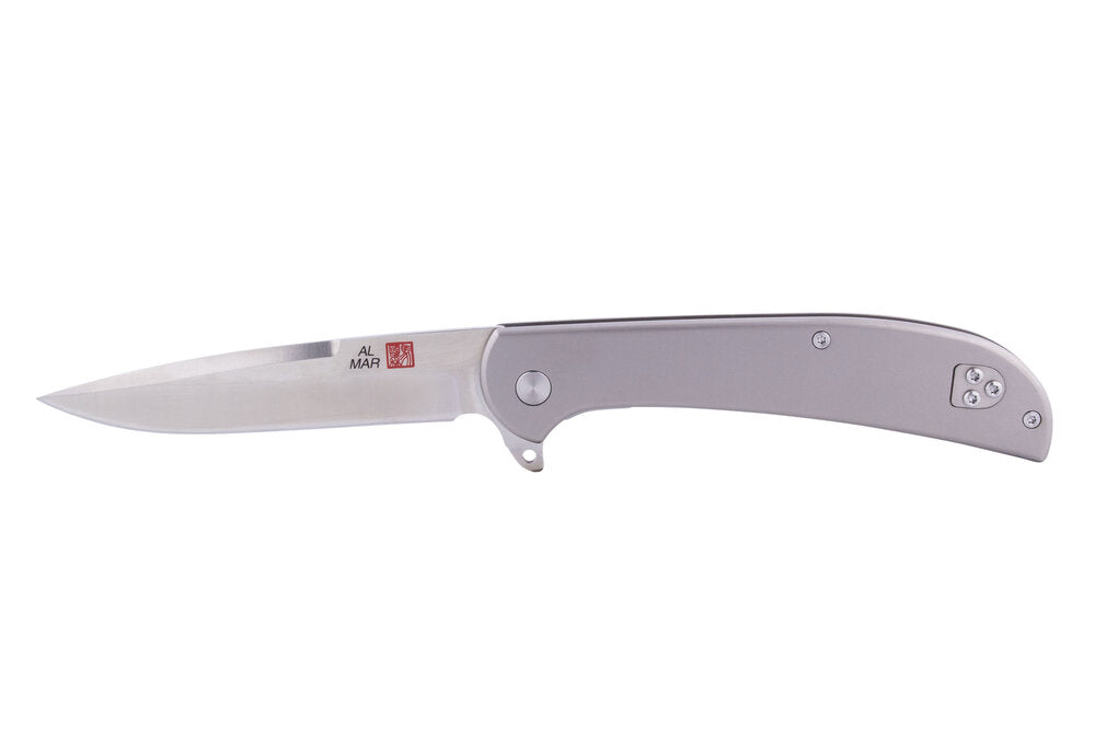 Al Mar Knives UL Titanium Eagle Folding Knife 4" D2 Blade