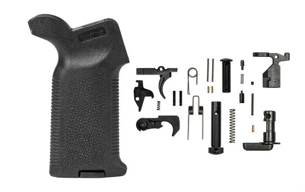 Aero Precision EPC Lower Parts Kit with MOE-K2 Grip Black