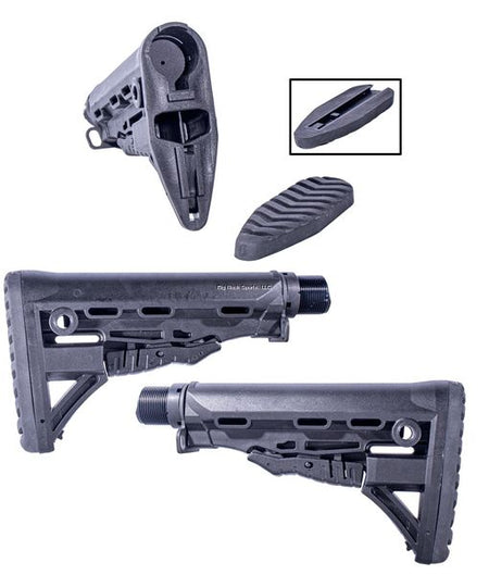 ATI SR-1 Stand Ready AR Buttstock Complete with Milspec Buffer Tube and Castle Nut