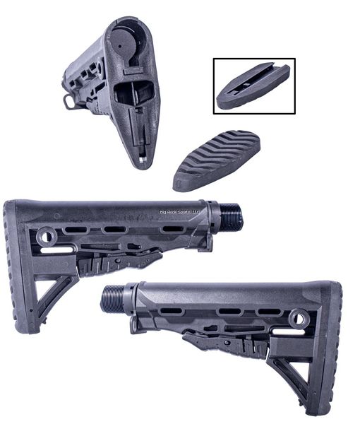 ATI SR-1 Stand Ready AR Buttstock Complete with Milspec Buffer Tube and Castle Nut