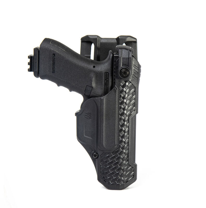 Blackhawk T-Series L3D Duty Holster Glock 17/22 Streamlight TLR7 TLR-R Left Hand Basketweave