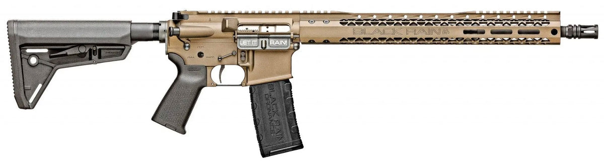 Black Rain SSP RIA 5.56 16" SOCOM Profile Barrel 15" MLOK Slim Handguard FDE 30rd Mag