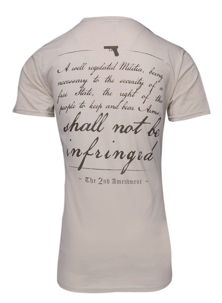 Glock 2nd Amendment T-Shirt Tan Small