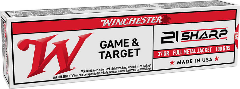 Winchester Game & Target .21 Sharp 42 gr FMJ ammo