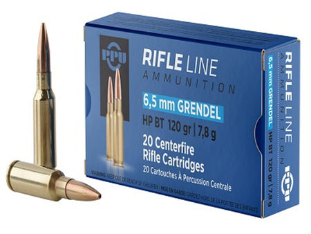Prvi Partizan Rifle Line 6.5mm Grendel 120 gr BTHP ammo