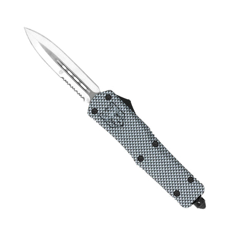CobraTec Large Carbon FS-3 Dagger OTF Knife 1-Side Serrated