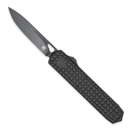 CobraTec Large Black Mamba Tanto Blade Non-Serrated OTF Knife