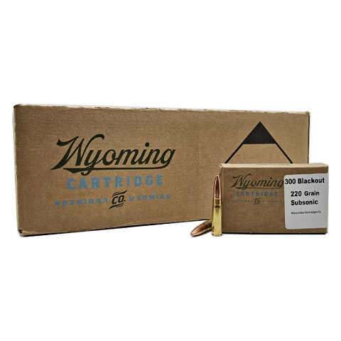 Wyoming Cartridge SUBSONIC .300 AAC Blackout 220 gr FMJ ammo