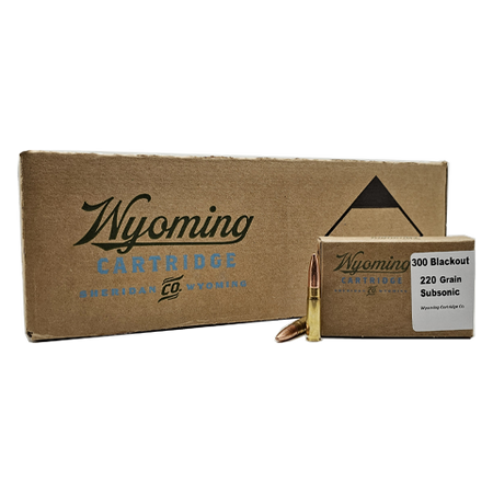 Wyoming Cartridge SUBSONIC .300 AAC Blackout 220 gr FMJ ammo