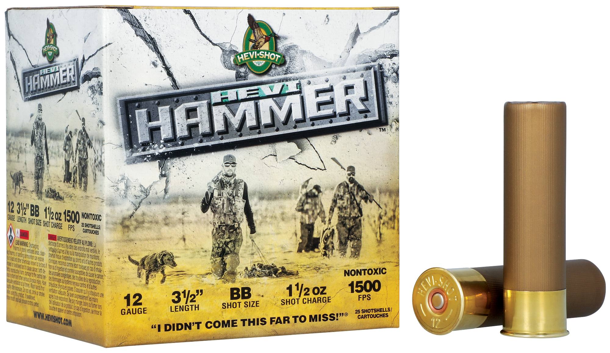 HEVI-Shot HEVI HAMMER 12 Gauge 3 in / 3 in BB 1-1/4 oz