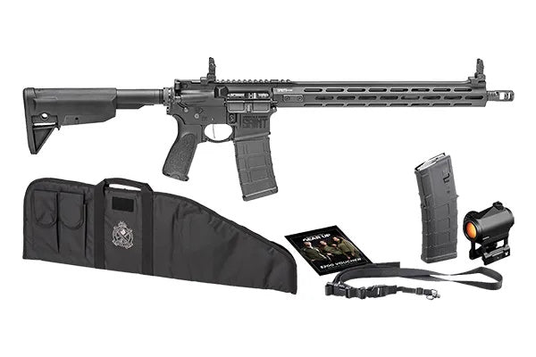 dSPRINGFIELD ARMORY SAINT VICTOR B5 GEAR UP 25 5.56 16" BLK 1-30RD RED DOT, SLING, EXTRA MAG