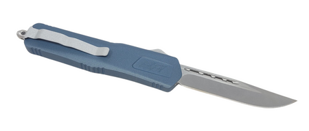 Great Lakes Medium Blue Auto Knife Smooth Blade 8"