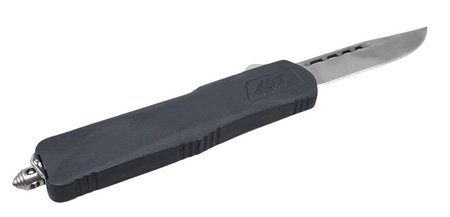 Great Lakes Medium Sniper Grey Auto Knife Smooth Blade 8"
