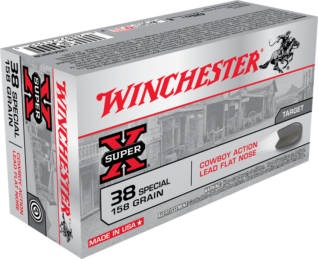 Winchester Super X Cowboy Action .38 Special 158 gr Solid ammo