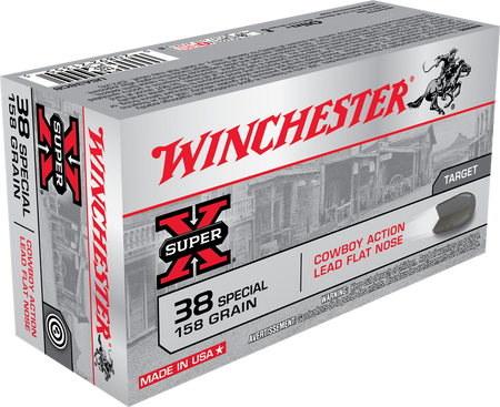Winchester Super X Cowboy Action .38 Special 158 gr Solid ammo