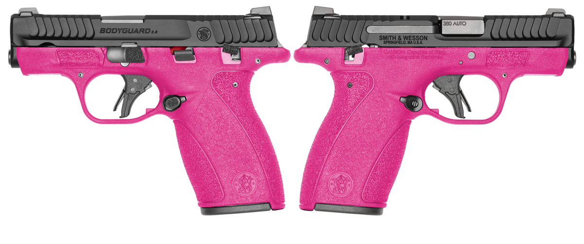 SMITH & WESSON BODYGUARD 2.0 MS 380ACP 2.75" HOT PINK 1-10RD 1-12RD